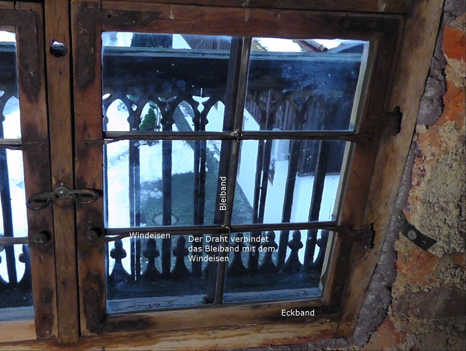 Fenster 2. Stock auf der Ostseite