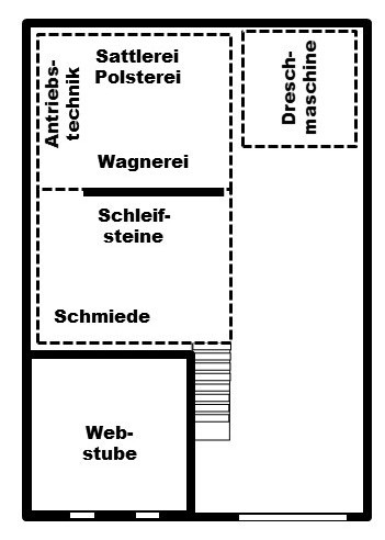 Plan Bundwerkstadl Erdgeschoss
