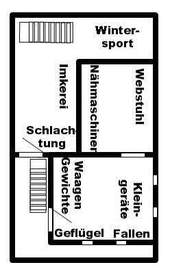 Grundrissplan Obergeschoss