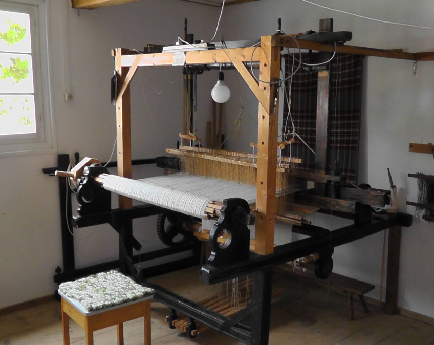 Heimatmuseum Sauerlach Arget historischer Webstuhl
